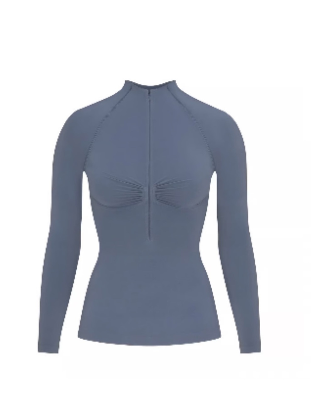 NWOT SKIMS Seamless Sculpt Zip Front Long Sleeve M